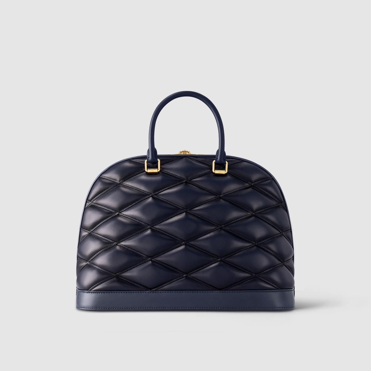 Túi Louis Vuitton Alma GM Nữ Đen Xanh Than